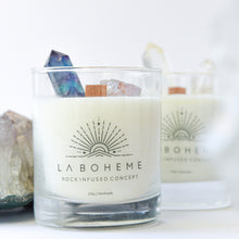 Cargar imagen en el visor de la galería, Vela Fluorita Multicolor y Amatista