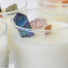 Cargar imagen en el visor de la galería, Vela Fluorita Multicolor y Amatista